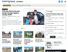 Tablet Screenshot of newsoptimist.ca